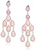Amazon Collection Pastel Lucite Chandelier Earrings