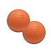 Champion Sports Colored Lacrosse Balls: Orange Official Size Sporting Goods Equipment for Professional, College & Grade School Games, Practices & Recreation - NCAA, NFHS and SEI Certified - 2 Pack