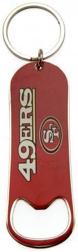 San Francisco 49ers Bottle Opener Keychain Official Merchandise
