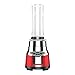 BLACK+DECKER BL1821RG-P FusionBlade Digital Blender with 6-Cup Glass Jar and 20 Ounce BPA-Free Portable Personal Blender Jar, Red/Stainless Steel Blender