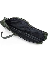 Leo   Estuche plegable para caña de pescar, lona, bolsa de almacenamiento, bolsa de pesca, bolsa de transporte para viaje