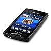 SONY ERICSSON XPERIA RAY BLACK TPU GEL CASE / SKIN / COVER + SCREEN PROTECTOR PART OF THE QUBITS ACCESSORIES RANGE