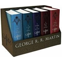 洋書 Game of Thrones Book Collection Game of Thrones Leather Boxed Set Song of Ice and Fire Series