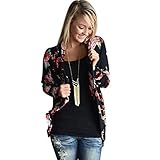 VESNIBA Women Irregular Long Sleeve Cardigans Casual Outwear Coat Tops