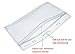 Fushing Pack of 50 Clear Plastic Horizontal Badge Holders, Name Tag Holders, Card Holders (L)