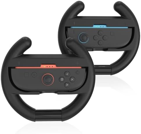 Amazon.com: Nintendo Switch Joy-Con Wheel (set of2) Black : Video