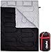 Ohuhu Double Sleeping Bag 2 Pillows A Carrying Bag, Waterproof Lightweight 2 Person Sleeping Adult Bag Camping, Backpacking, Hiking