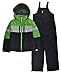 London Fog Big Boys' 2-Piece Colorblock Snow Bib and Jacket Snowsuit