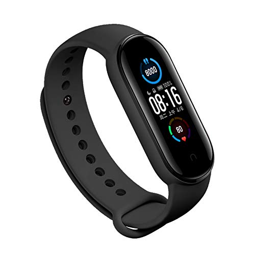 honecumi Black Bands Compatible with Xiao Mi Band 6/ Mi Band