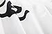YOUSA His Side Her Side Bedding Queen Size Black and White Bedding Set (Queen,3Pcs)