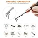 SHOWPIN 12 in 1 TR20 Computer Repair Screwdriver Set, Multi-Purpose Repair Kit, Including Phillips, Torx, Flathead, Hex, Pozi 5 Types of Bit, Suitable for Home Appliances and Furniture Repair