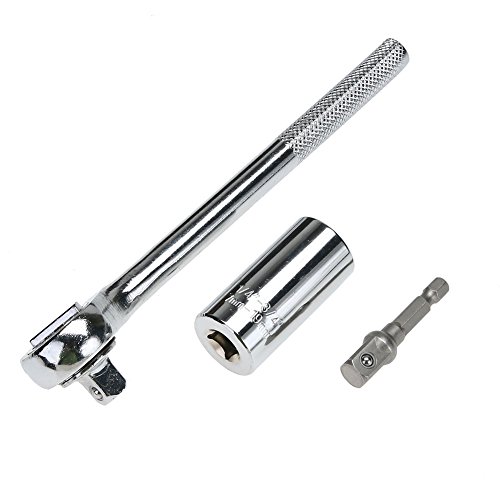 Muttata Universal Socket Wrench Power Drill Adapter Set 7mm-19mm Multi-Function Ratchet Professional Tools