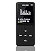Akale Mp3 Player 8GB & 70 Hours Playback MP3 Sport FM Radio Lossless Sound Music Player (Supports up to 64GB), Black