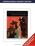 Research Methods for the Behavioral Sciences, International Edition by Frederick Gravetter (2008-07-30) by Frederick Gravetter