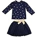 Jastore® Girls Blue Cartoon Clothing Sets Long Sleeve Top+Tutu Skirt Kids Clothes