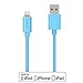 Gembonics Apple MFi Certified, 8 Pin Lightning to USB Cable 3ft Sync & Charger for iPhone X, 8 8Plus, 7 7 Plus, 6 6Plus, 5s, 5c, 5, iPad Air, Mini, iPod Touch (Blue)