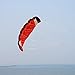 Besra Huge 74inch Dual Line Parachute Stunt Kite with Flying Tools 1.9m Power Parafoil Kitesurfing Training Kites Outdoor Fun Sports for Beach (74inch Red)