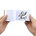 UPlama 10PACK Kraft Cover Blank Flipbooks For Animation, Sketching And Cartoon Creation,2.8