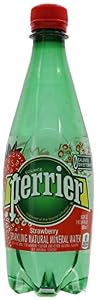 Image of Perrier Sparkling Natural Mineral Water, Strawberry, 16.9 fl oz