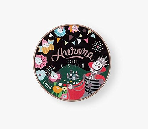 [VERITE] Aurora Cover Cushion Holiday Edition (Aurora Party) 15g + refill 15g (No. 21 Vanilla (light))