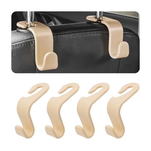 Leather Car Hooks,Car Seat Back Organizers Superior Leather Hanger