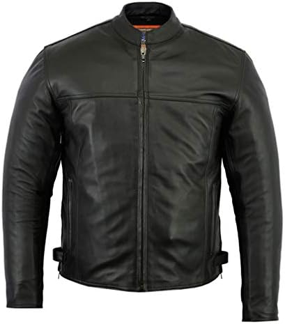 Daniel スマートソフトドラム染めヤギメンズスクータージャケット