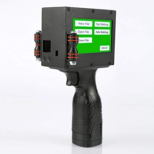 Handjet Portable Printer,Handheld Printer Gun with Large Font for Clothes Automatic Anti-Skid Inkjet Printer Date Printing Packaging Printer