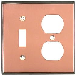 Switch Hits Pink Antique Copper Outlet Wall Plate