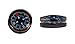 Type-III 12pc Liquid Filled 20mm Compasses w/ Blue Accent for Emergency Survival Kits and Paracord Bracelets