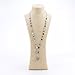LUXIANDA elegance Badge Lanyards ID Necklaces ID Badge Holder for,nurses and other OL Stainless steel chain