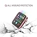 [2-Pack] JULK 44mm Case for Apple Watch New SE 3 (2025) / Series SE / 6/5 / 4 Screen Protector, Overall Protective Soft Case TPU HD Ultra-Thin Cover for iWatch, 1 Rose Pink + 1Transparent