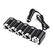 Qiilu DC 12V/24V USB 4 Way Car Cigarette Lighter Socket Splitter Power Charger Adapter Popular