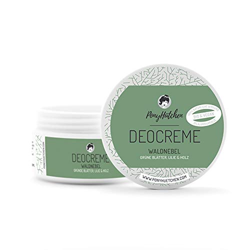 PonyHütchen Naturkosmetik Deo Creme Waldnebel - auch für Herren - unisex - 100% natürliche Wirkung - ohne Aluminiumsalze - 50