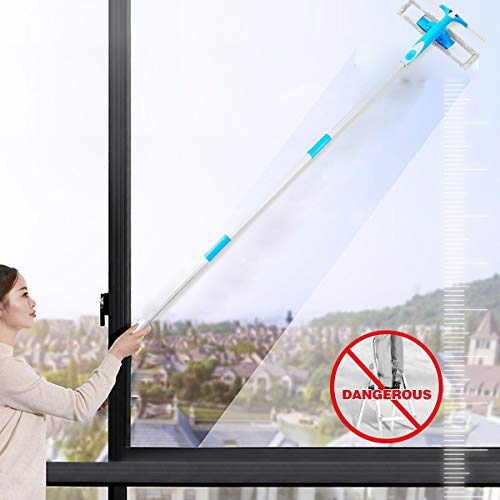 image for Geardon Professional Window Squeegee Cleaner with Scrubber, 58