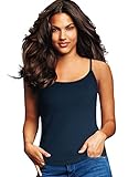 Maidenform 2- Pack Cotton Stretch Camisole (Medium, Navy/Grey)
