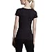 32Degrees Weatherproof Women's Short Sleeve Sccop Neck Cool Tee, Black, Medium