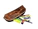 Vintage Style Pen/Pencil Case from Aaron Leather (Caramel)
