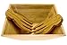 Bamboo Salad Bowl with Serving Hands; Large Eco-Friendly Bamboo Square Bowl with Matching Tosser/Server Claws; Stylish Design which Looks Great On Your Kitchen, By Falofy Kitchen