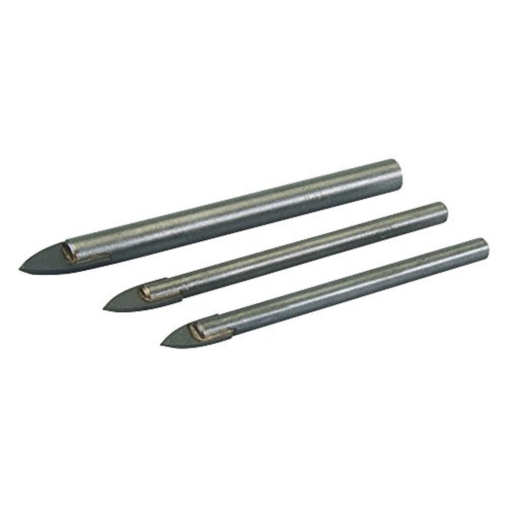Silverline 217584 Tile and Glass Drill Bit Set 3pce 5, 6 and 8 mm