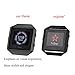 Kartice Compatible with Fitbit Blaze Frame,Fitbit Blaze Frames Housing Cable Metal Stainless Steel Frame Compatible Fibit Blaze Smart Watch.-Black