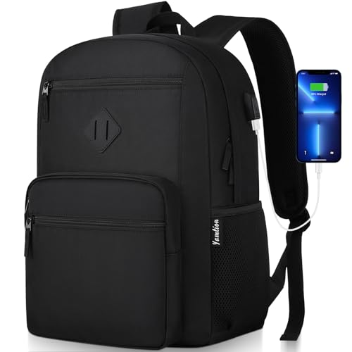 YAMTION Black Backpack