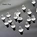 Zealmer Womens Rhinestone Cubic Zirconia Silver Stud Earrings Set, Gift for Valentine's Day, 5 Pairs