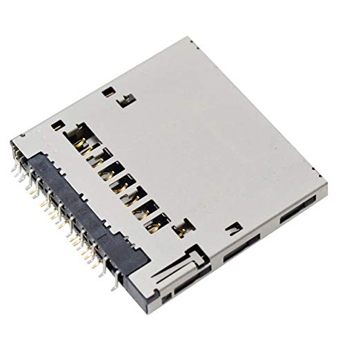 PhotoTrust Camera SD Memory Card Reader Slot Holder Replacement Metal Compatible with Sony A7 AX2000E HX9 NX100 Replacement Part Digital Camera Repair