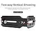 L Shape Bracket Quick Release Plate Vertical Video Shooting Universal DSLR Camera L Bracket with 1/4 Inch Screw Arca Swiss for Manfrotto DJI Osmo Ronin Zhiyun Canon Nikon Sony DSLR Camera by WEIHE