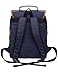 Aidonger Unisex Vintage Canvas Casual Backpack (Dark Blue)