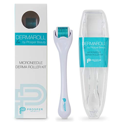 Derma Roller Microneedle Kit [DERMAROLL lite by Prosper Beauty] 540 Titanium Micro Needles 0.25mm Mi - //medicalbooks.filipinodoctors.org