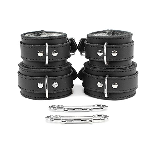 Berlin wrist cuffs and ankle cuffs combo handmade lambs…