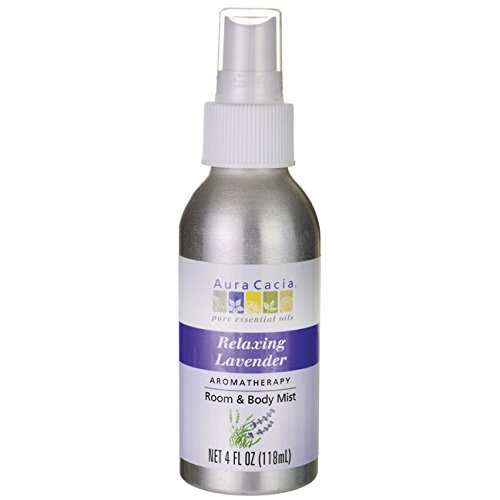 Aura Cacia Relaxing Lavender Aromatherapy Room & Body Mist 4 Oz Food Silver 4 Fl Oz - Thumbnail 3