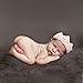 FEITONG(TM) Lovely Newborn Baby Princess Hand-woven Crown Tiara Headband 2-10 Months (Pink)