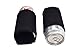 QualityPerfection 12 Black Can Cooler Sleeve - Collapsible Blank Neoprene Coolie Economy Bulk Insulation with Stitches Perfect 4 Events,Custom DIY Projects Variety of Colors (12, Black)